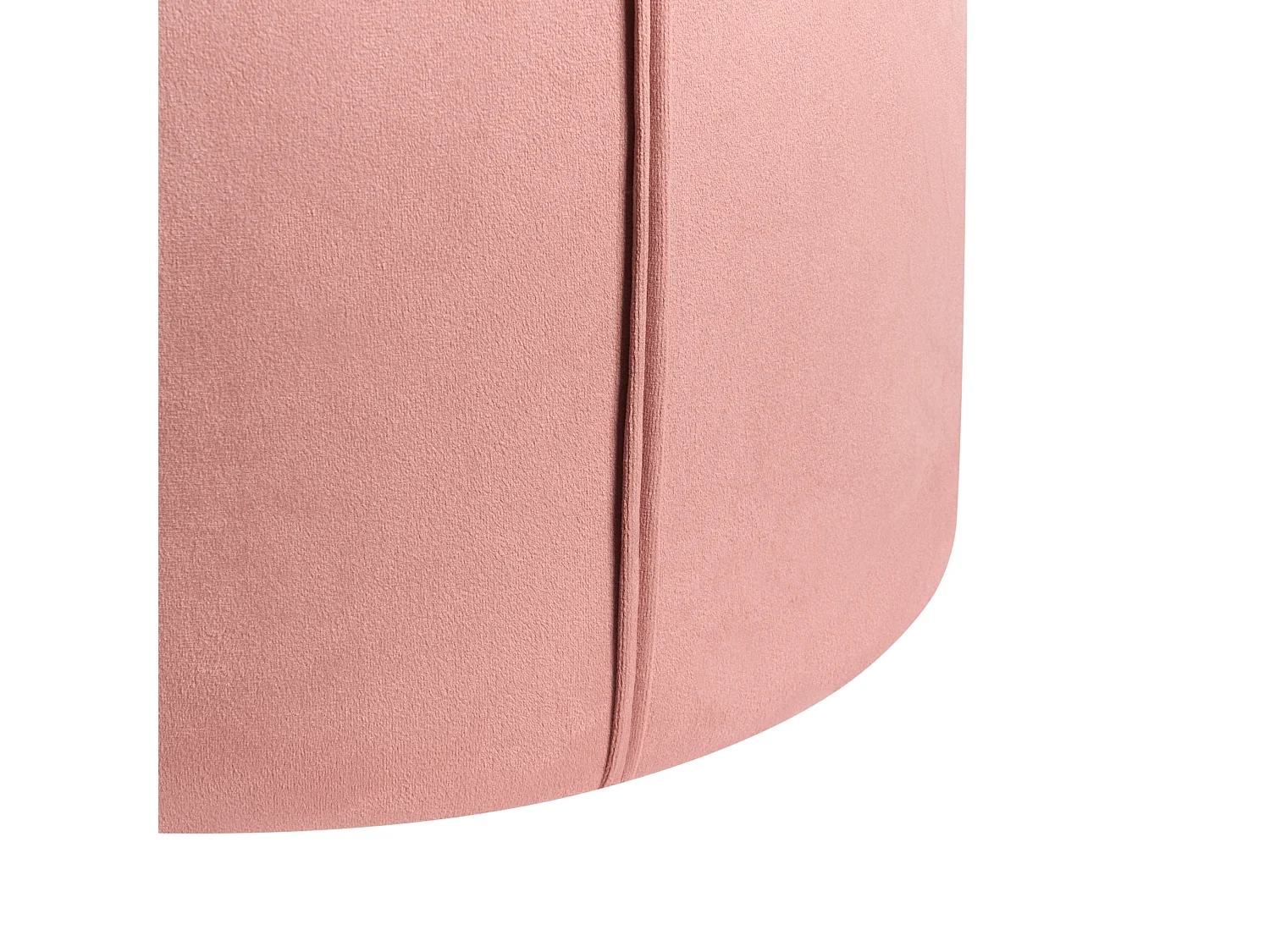 Pouf SEDONA Samtstoff Rosa 40 cm 40 cm 43 cm