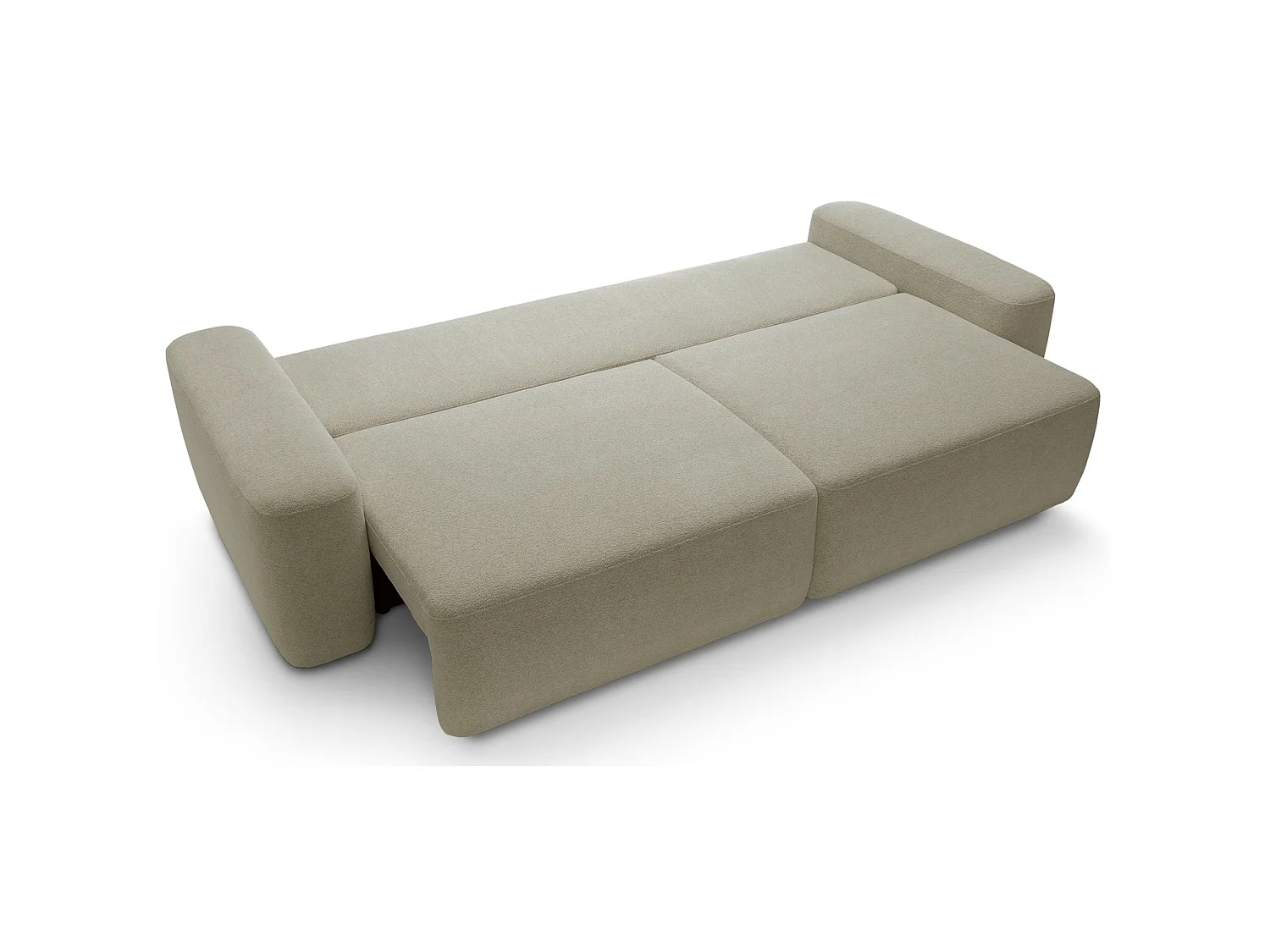 3-zits slaapbank - beige chenille - BALEO