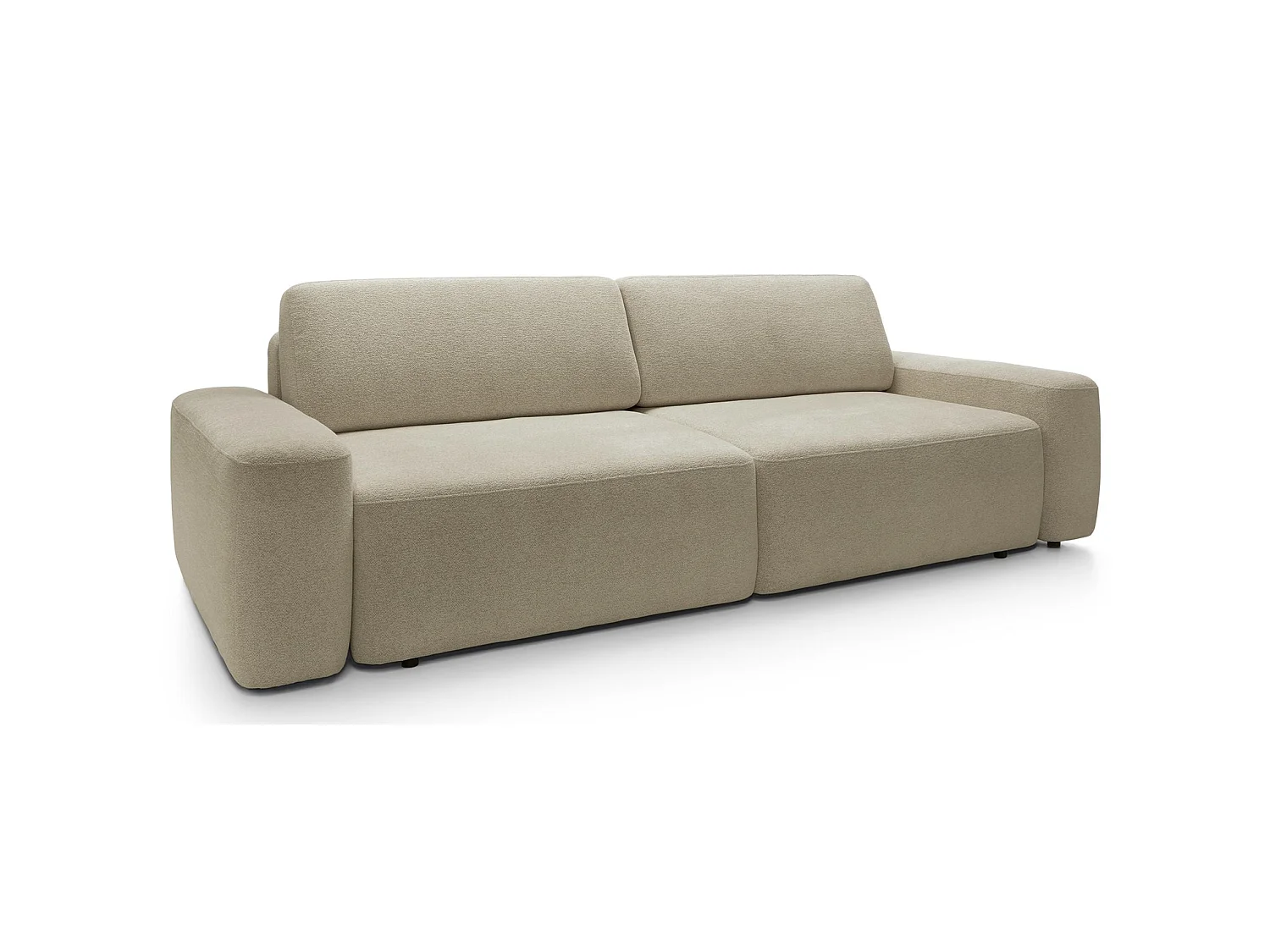 3-zits slaapbank - beige chenille - BALEO