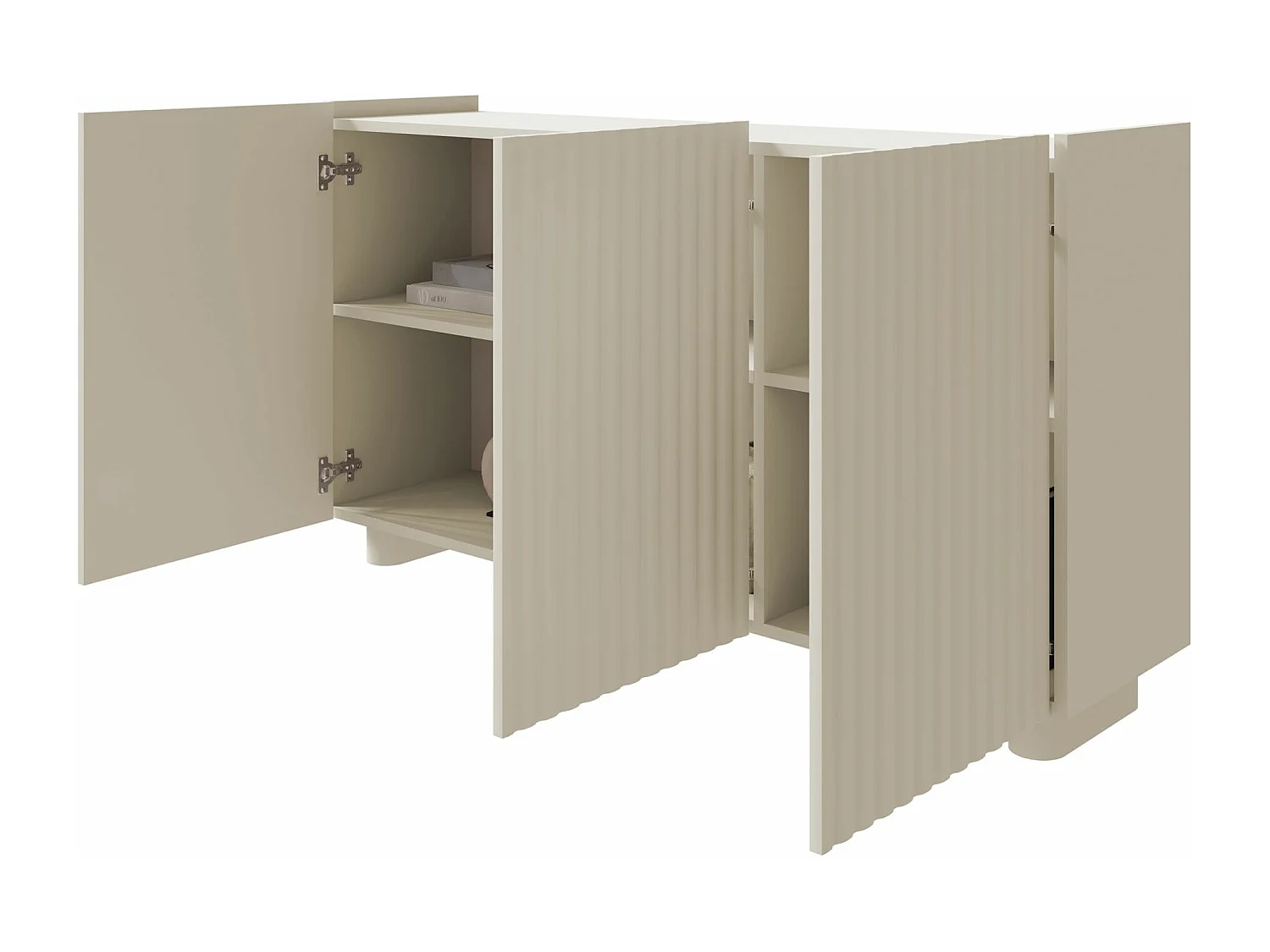 Buffet 3 portes - 144 cm - grège - FIORRA