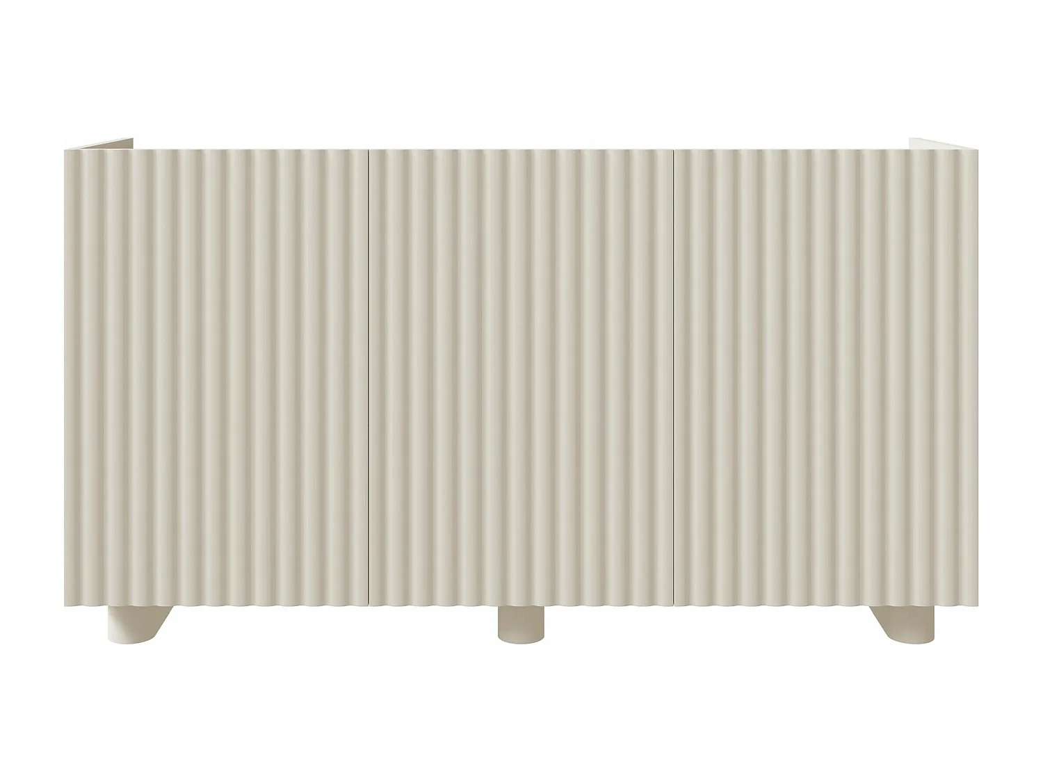 Buffet 3 portes - 144 cm - grège - FIORRA