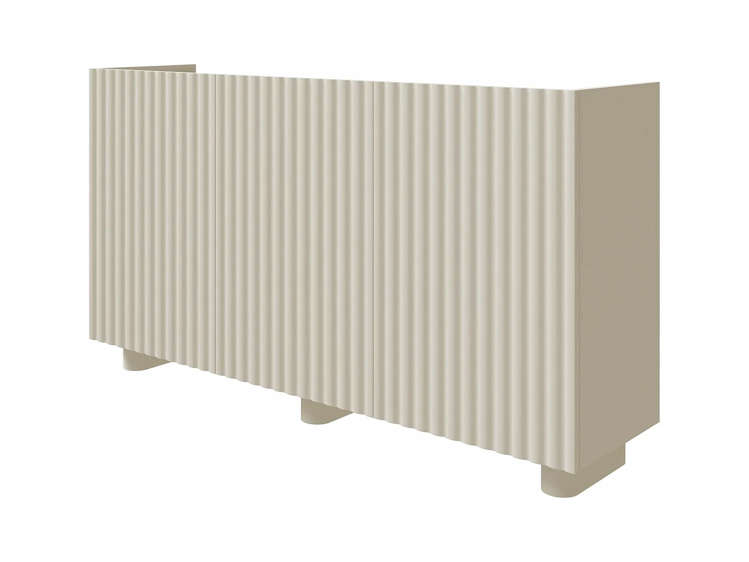 Buffet 3 portes - 144 cm - grège - FIORRA