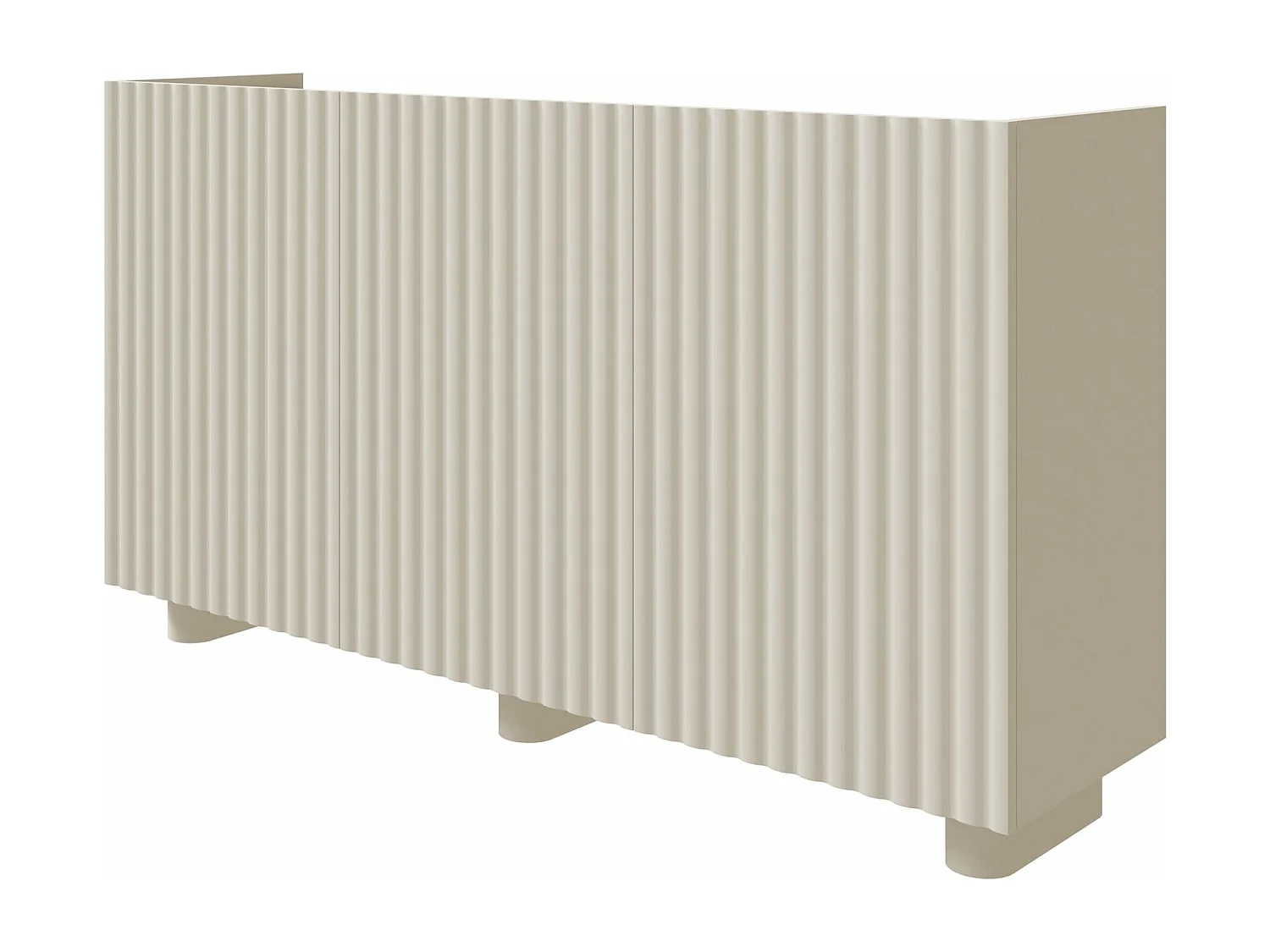 Buffet 3 portes - 144 cm - grège - FIORRA