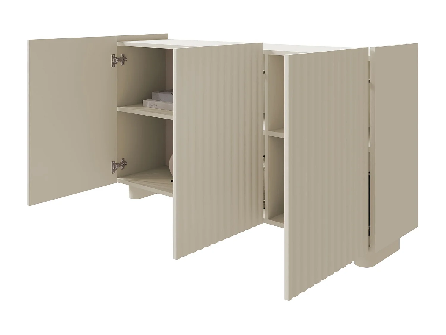 Buffet 3 portes - 144 cm - grège - FIORRA