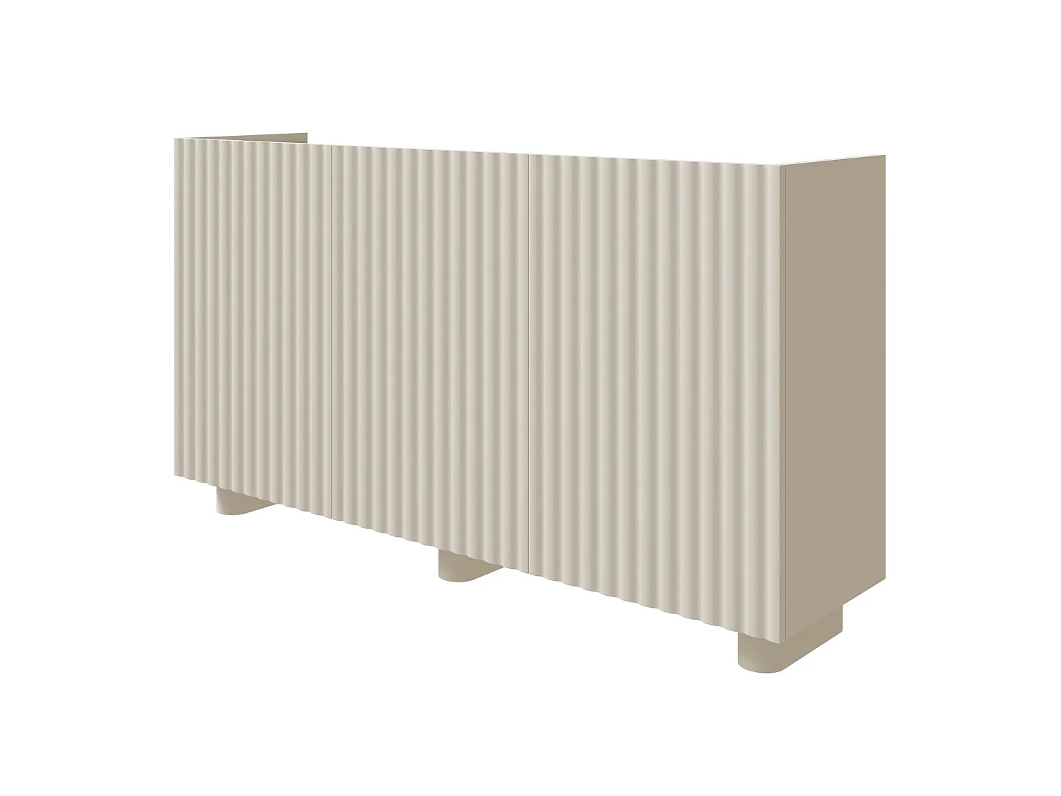 Buffet 3 portes - 144 cm - grège - FIORRA