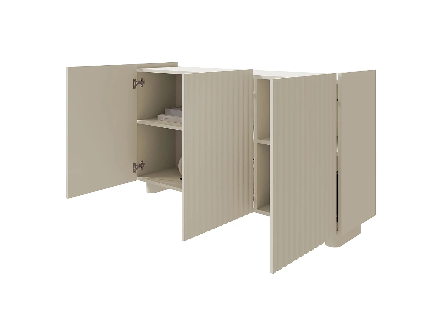 Buffet 3 portes - 144 cm - grège - FIORRA