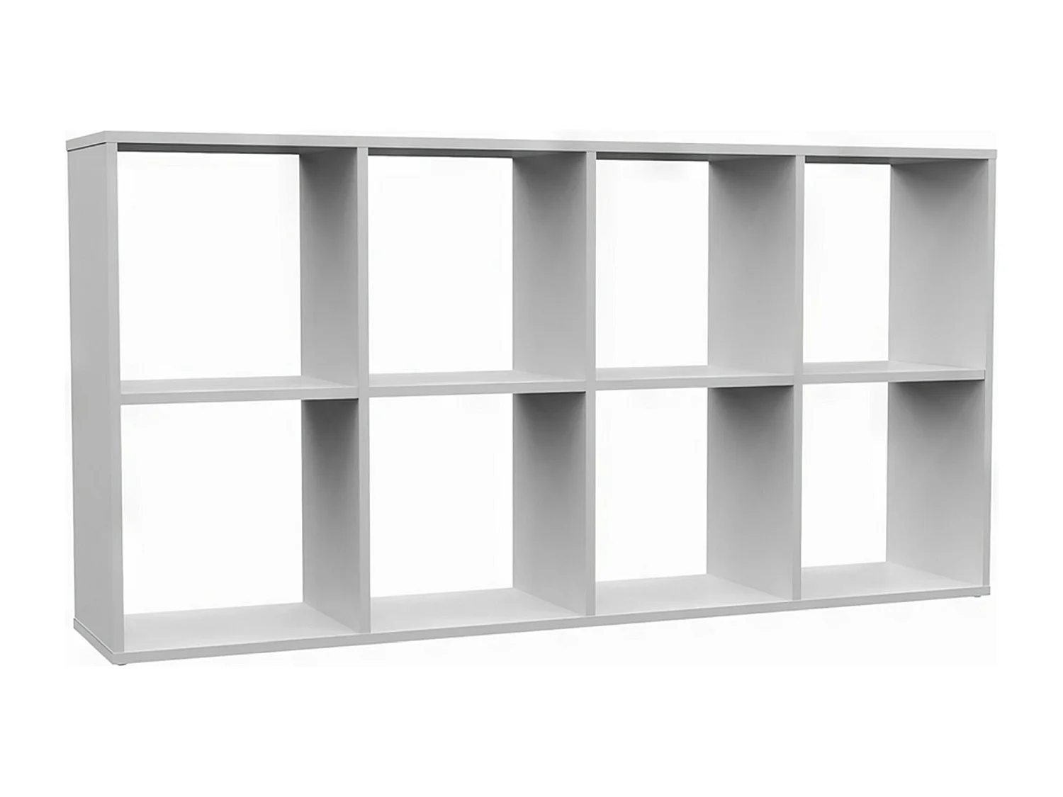 Standregal mit 8 Fächern - Weiß - 147 cm - MALAX