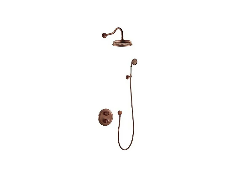 Robinet douche encastrable rétro Paini Lady's auburn