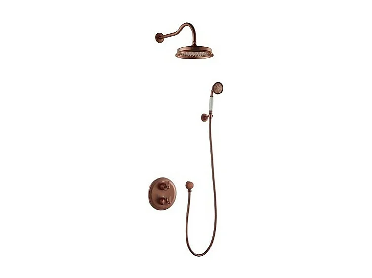 Robinet douche encastrable rétro Paini Lady's auburn