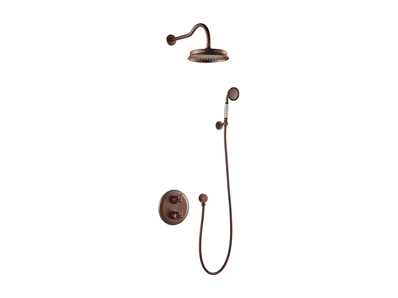 Robinet douche encastrable rétro Paini Lady's auburn