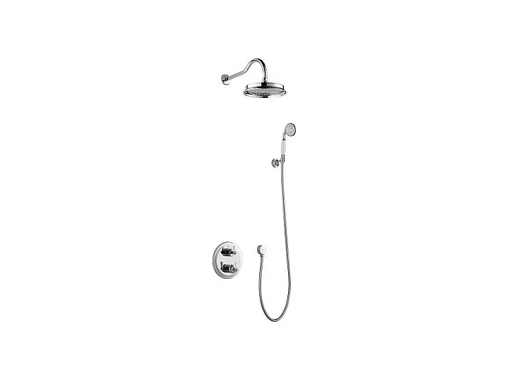 Robinet douche encastrable rétro Paini Lady's chrome