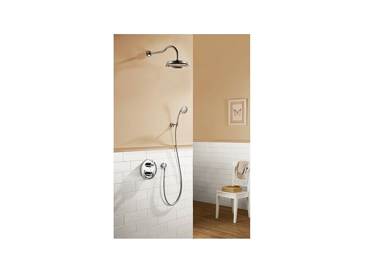 Robinet douche encastrable rétro Paini Lady's chrome