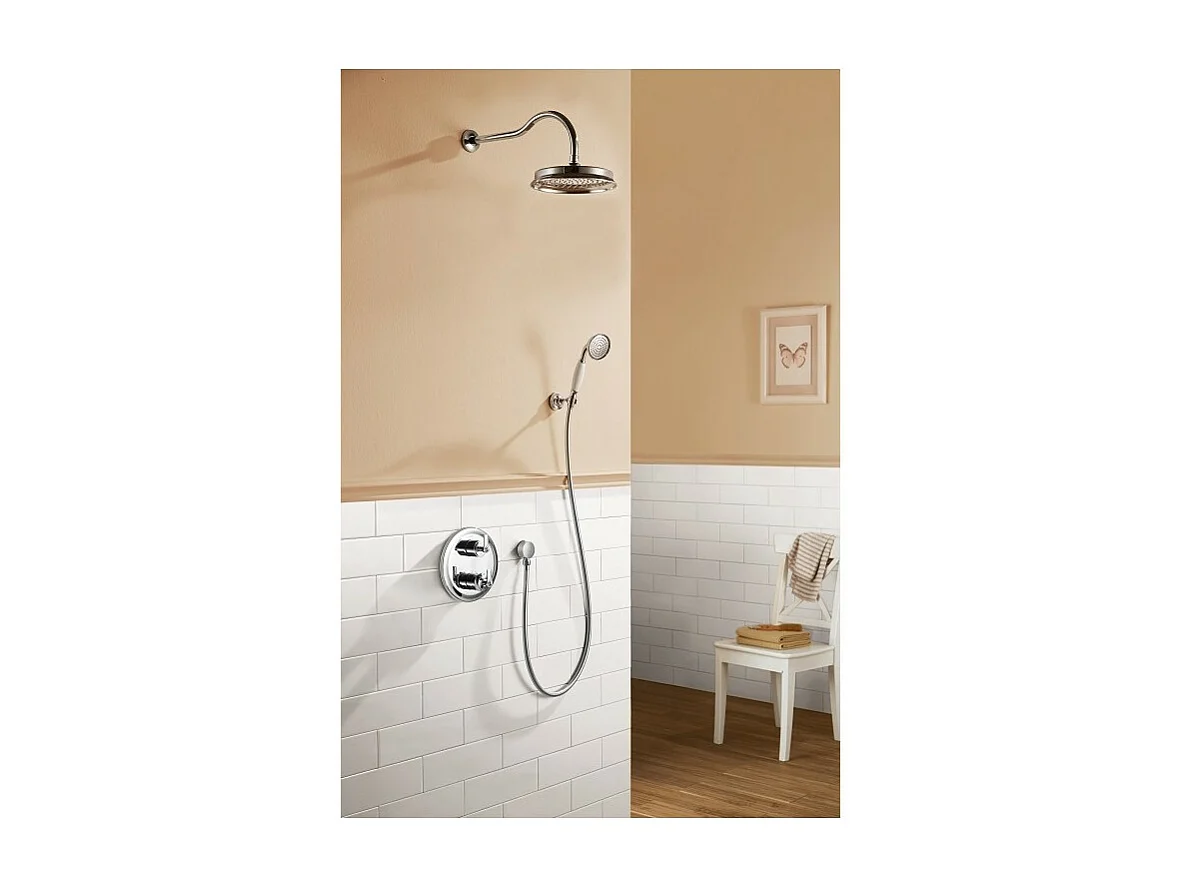 Robinet douche encastrable rétro Paini Lady's chrome