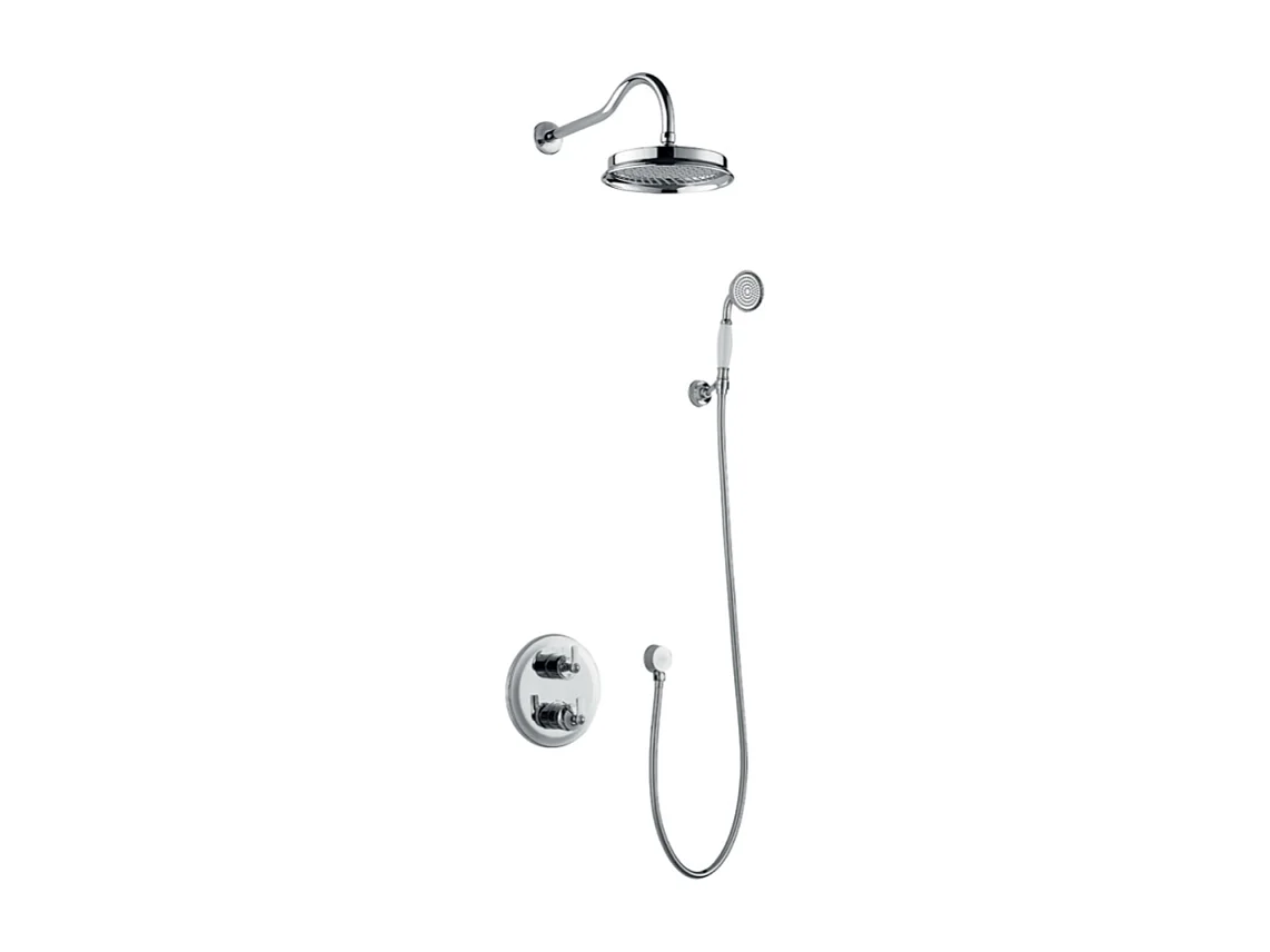 Robinet douche encastrable rétro Paini Lady's chrome