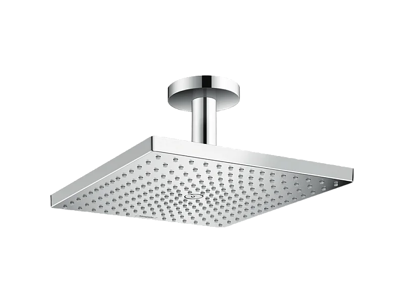 HANSGROHE Douche de tête Raindance E 300 1 jet EcoSmart 9 l min avec raccord au plafond chromé