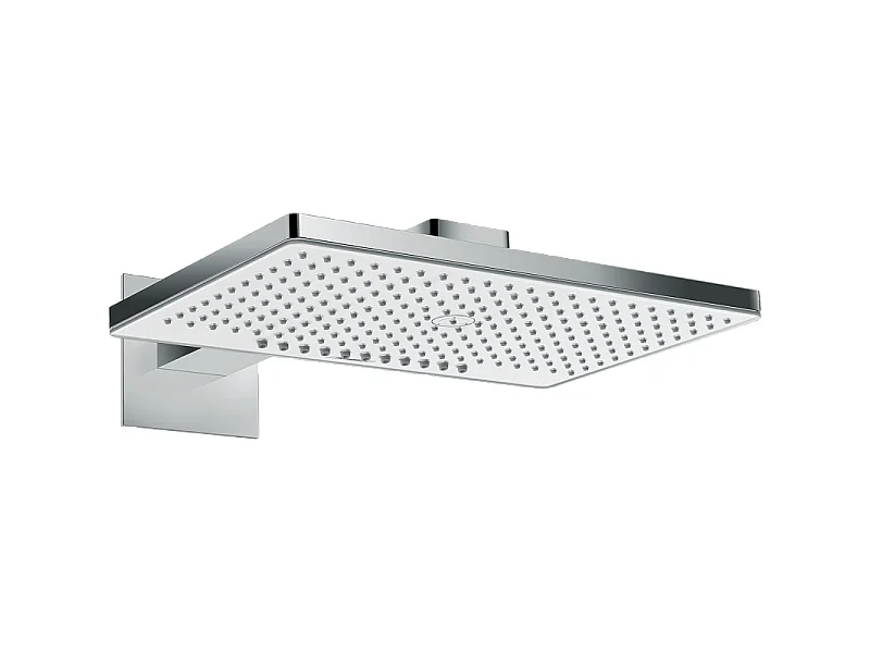 HANSGROHE Douche de tête Rainmaker Select 460 2 jets EcoSmart 9 l min avec bras de douche blanc chromé