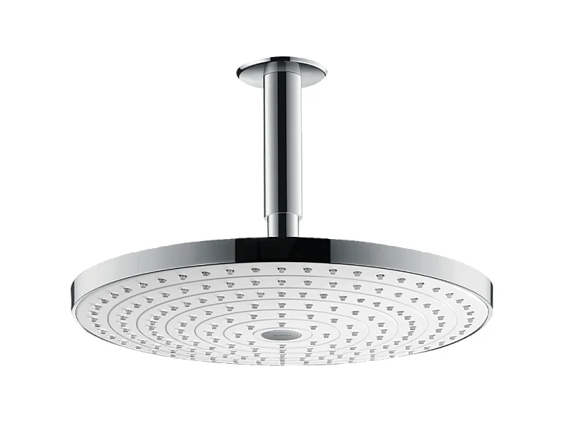 HANSGROHE Douche de tête Raindance Select S 300 2 jets avec raccord au plafond blanc chromé