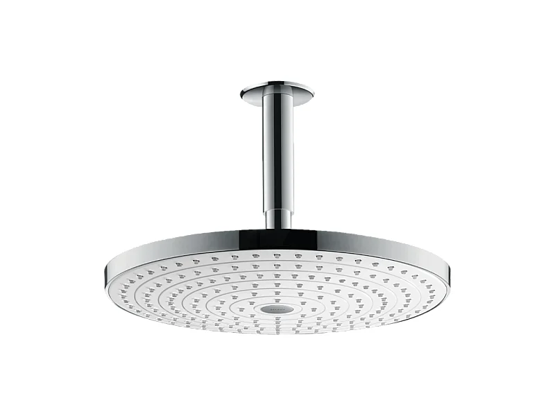 HANSGROHE Douche de tête Raindance Select S 300 2 jets avec raccord au plafond blanc chromé