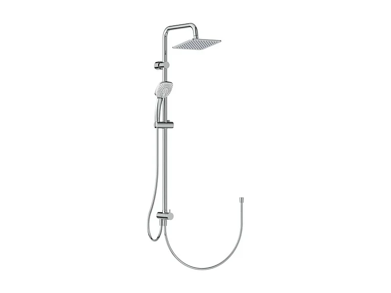Colonne douche IDEAL STANDARD Idealrain cube chrome + microfibre