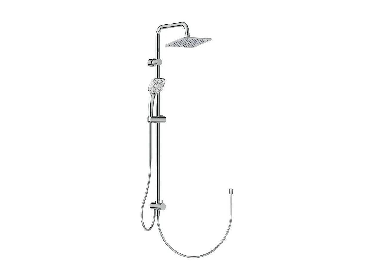 Colonne douche IDEAL STANDARD Idealrain cube chrome + microfibre