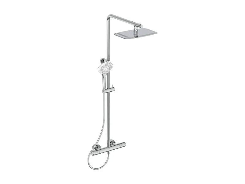 Colonne douche IDEAL STANDARD téléscopique Ceratherm T100 + Nettoyant BRIOCHIN Ecocert