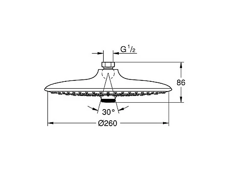 GROHE Euphoria Smartcontrol System 260 Columna de ducha termostática mono