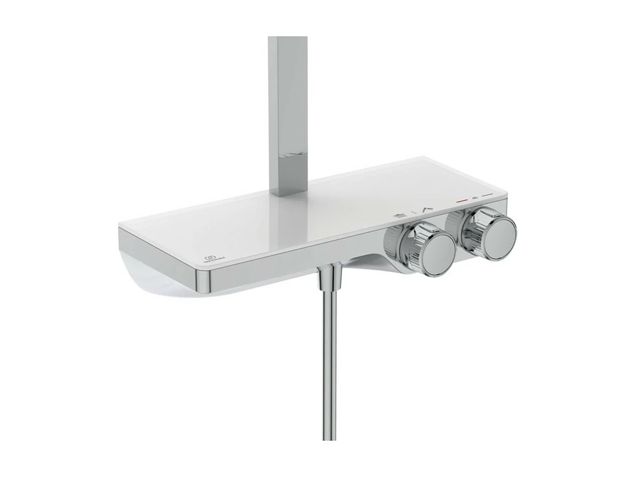 Colonne de douche thermostatique IDEAL STANDARD Ceratherm T25 + microfibre