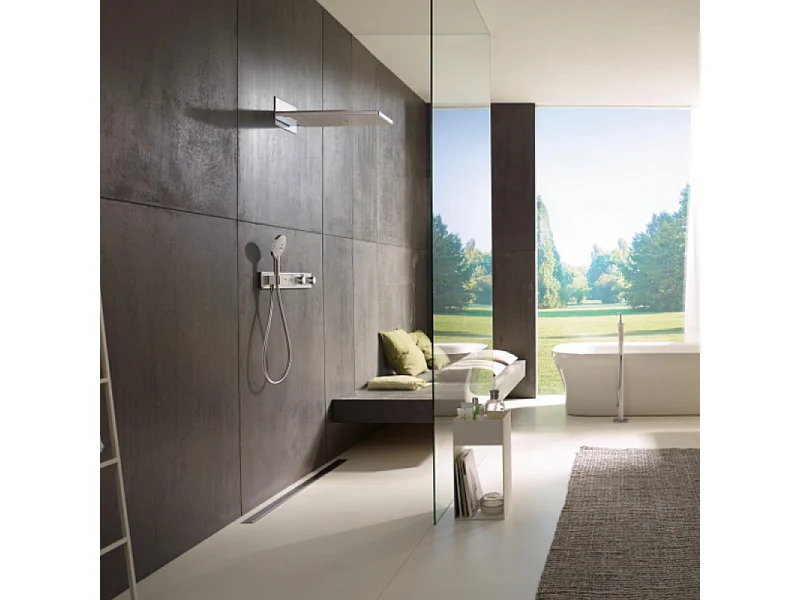 HANSGROHE Douche de tête Rainmaker Select 580 3 jets EcoSmart 9 l min blanc chromé