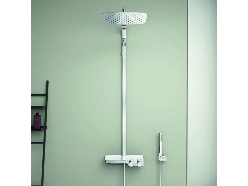 Colonne douche thermostatique IDEAL STANDARD stick Ceratherm S200 + Nettoyant BRIOCHIN Ecocert