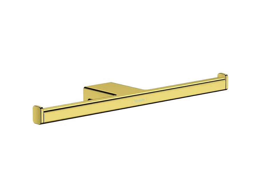 HANSGROHE Porte-papier double 300 mm aspect doré poli AddStoris