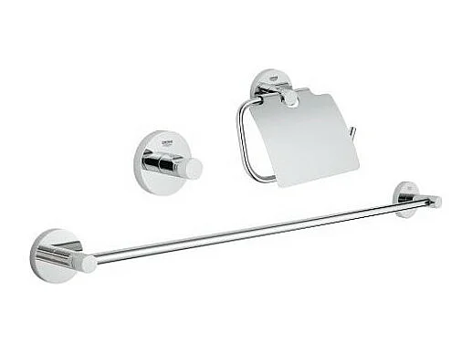 GROHE - Juego de accesorios Essentials 40775001, cromado