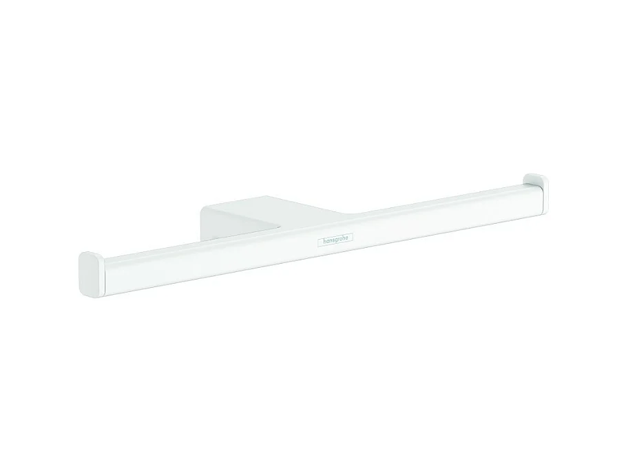 HANSGROHE Porte-papier double 300 mm blanc mat AddStoris