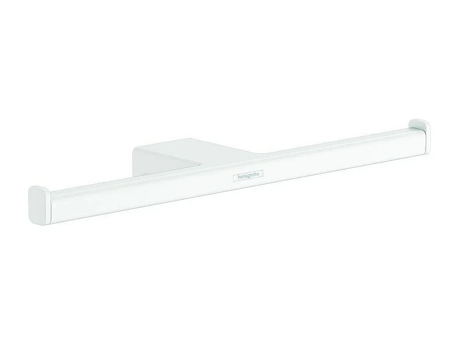 HANSGROHE Portarrollos doble 300 mm blanco mate AddStoris