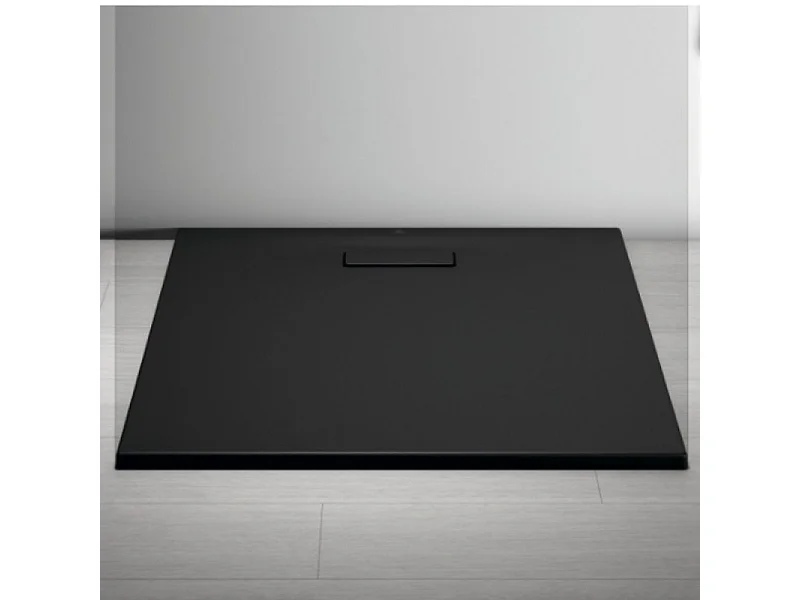 IDEAL STANDARD Receveur  90 X 90 Ultra Flat New acrylique carre noir mat