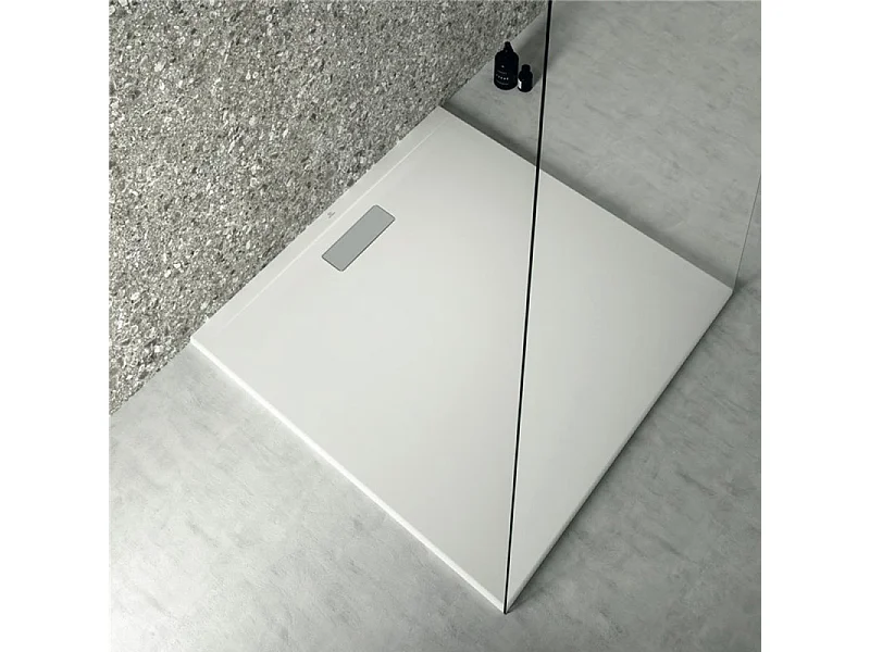 IDEAL STANDARD Receveur  70 X 70 Ultra Flat New acrylique carre blanc mat