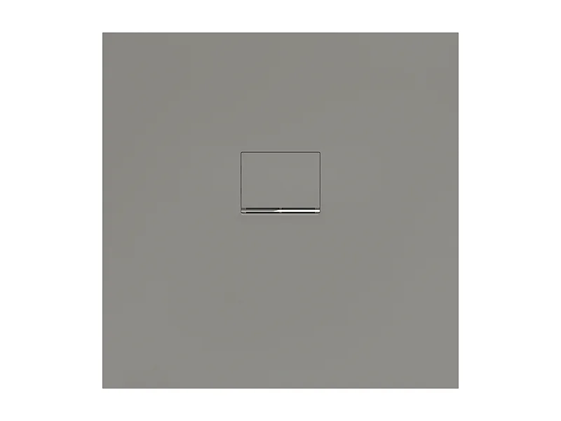 Receveur antidérapant 100 x 100 VILLEROY ET BOCH Squaro Infinity quaryl carré gris