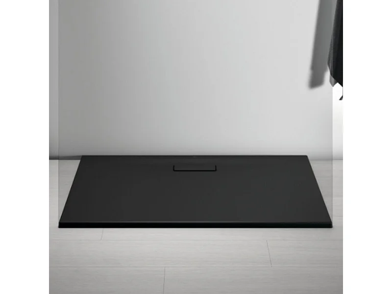 IDEAL STANDARD Receveur  120 X 70 Ultra Flat New acrylique rectangle noir mat