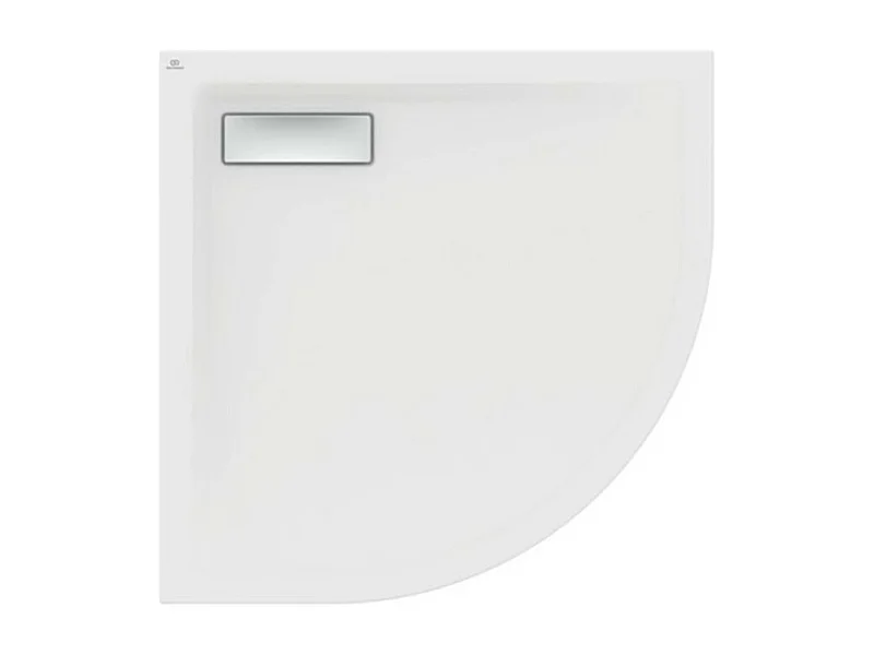 IDEAL STANDARD Receveur antidérapant 90 X 90 Ultra Flat New acrylique quart de rond blanc