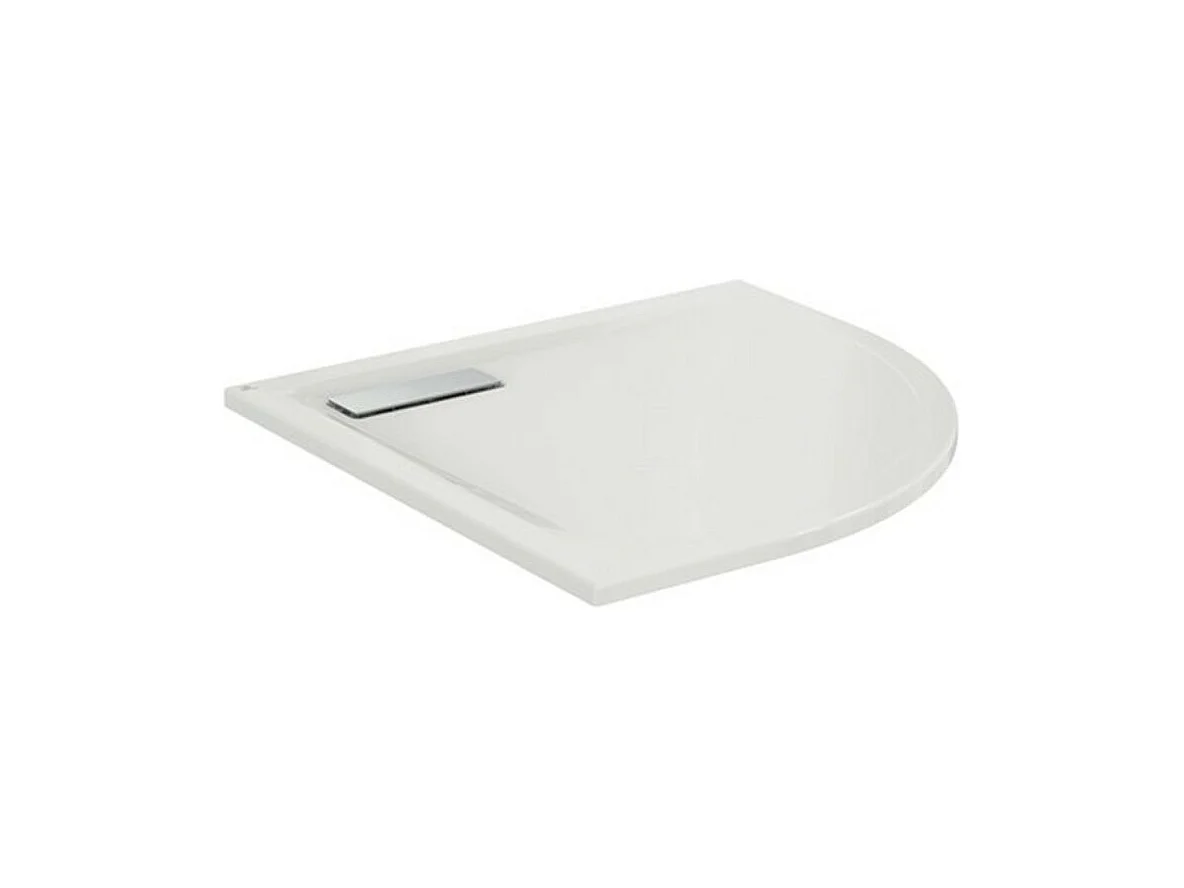 IDEAL STANDARD Receveur antidérapant 90 X 90 Ultra Flat New acrylique quart de rond blanc