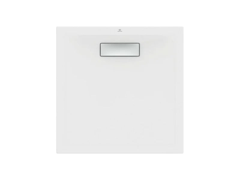 IDEAL STANDARD Receveur  90 X 90 Ultra Flat New acrylique carre blanc bonde incluse