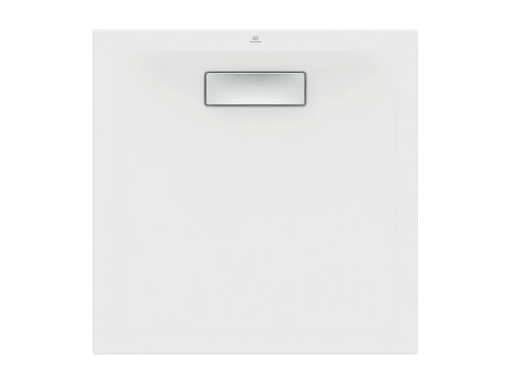 IDEAL STANDARD Receveur  90 X 90 Ultra Flat New acrylique carre blanc bonde incluse