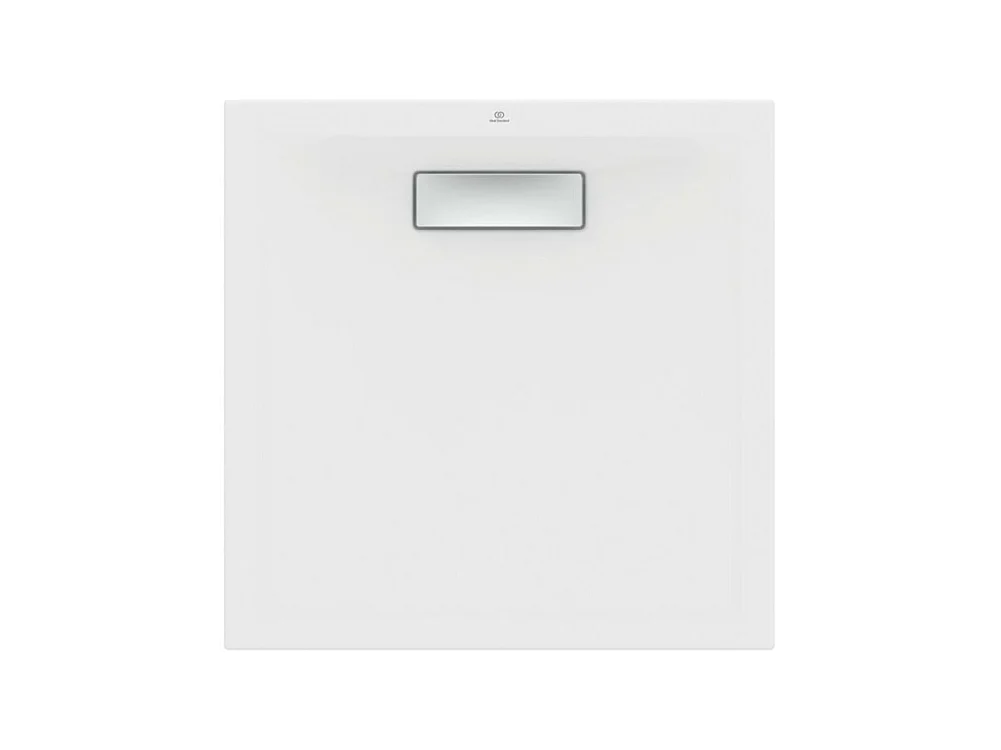 IDEAL STANDARD Receveur  90 X 90 Ultra Flat New acrylique carre blanc bonde incluse