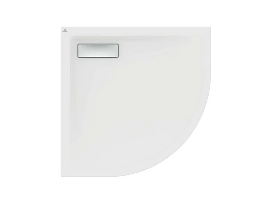 IDEAL STANDARD Receveur  90 X 90 Ultra Flat New acrylique quart de rond blanc mat