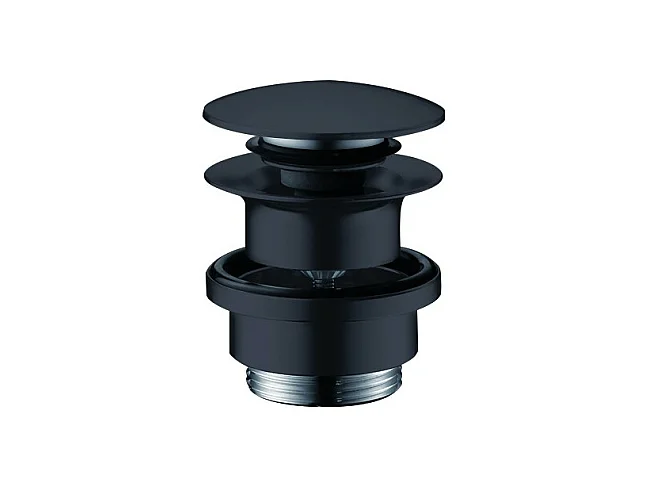 Bonde lavabo Push-open HANSGROHE noir mat