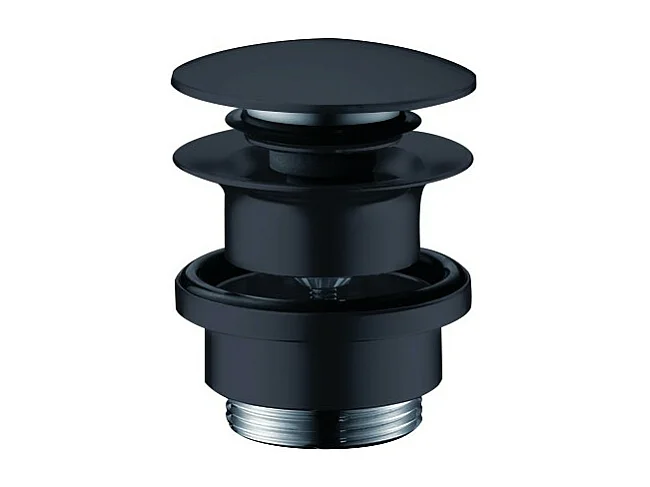 Bonde lavabo Push-open HANSGROHE noir mat