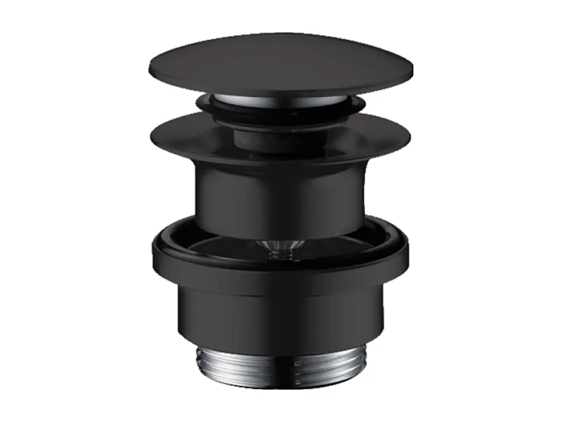 Bonde lavabo Push-open HANSGROHE noir mat