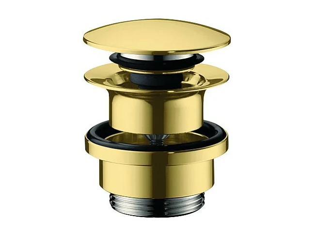 Desagüe para fregadero push-open HANSGROHE aspecto dorado pulido