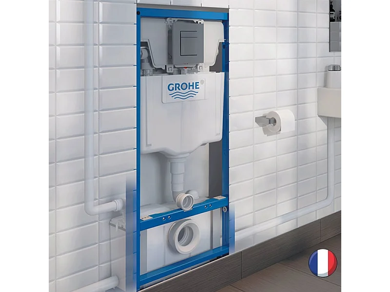 Broyeur WC adaptable WATERMATIC Waterwall avec bâti support GROHE