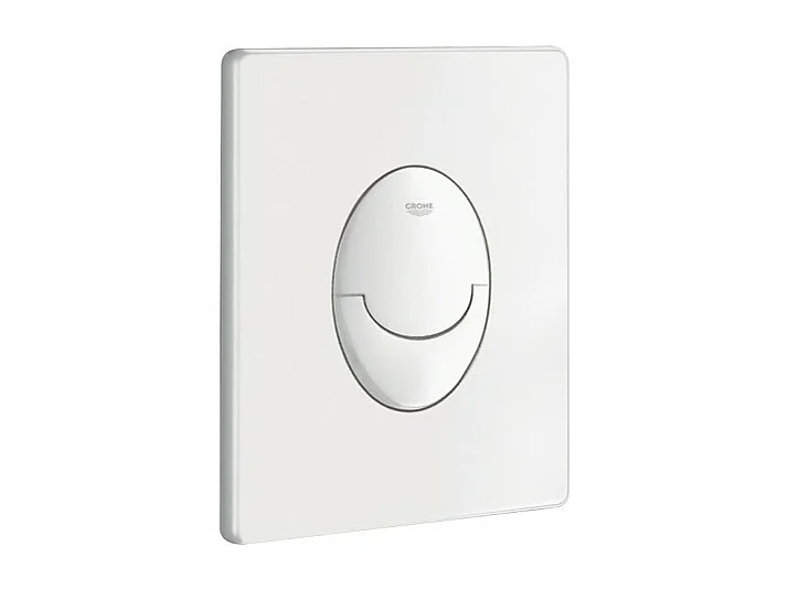 Bati support GROHE + plaque de commande wc suspendu GROHE Skate Air Blanche