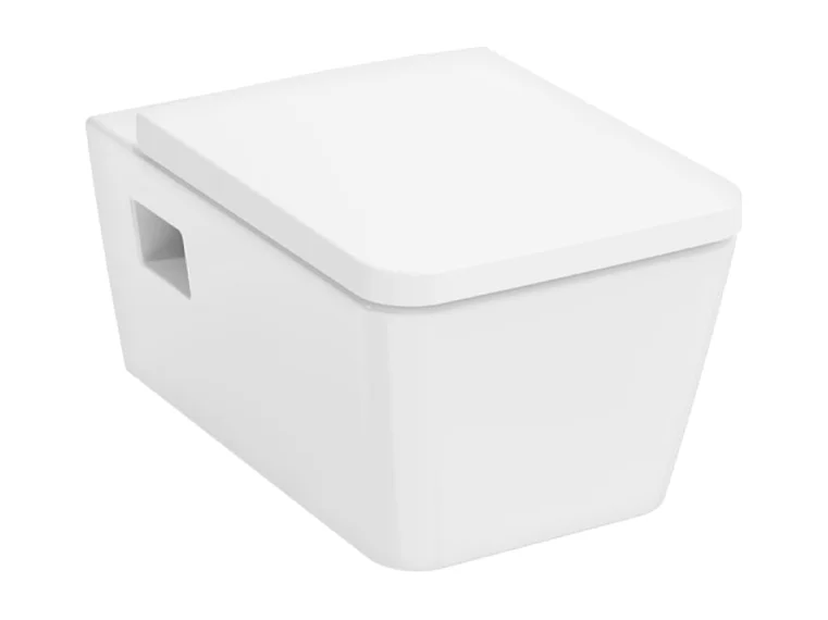 Cuvette WC suspendu sans bride HANSGROHE EluPura Original Q avec abattant